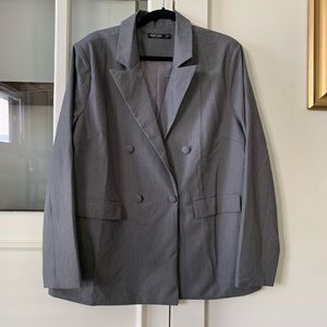 NASTY GAL DOUBLE BREASTED BLAZER
